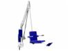 White with Blue Seat - No Anchor